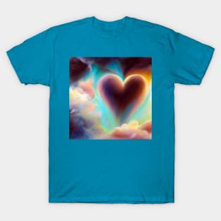 Heart shape cloud T-Shirt